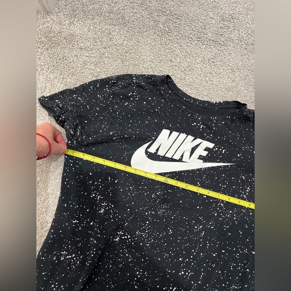 Nike Black White Speckled T-Shirt Size large - Picture 3 of 3